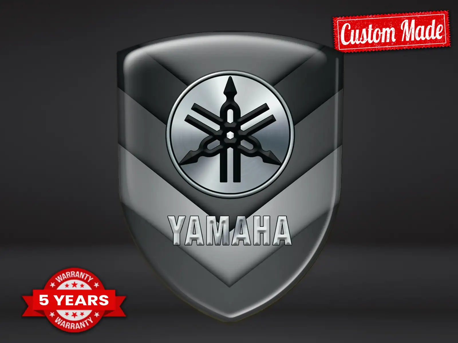 Yamaha Emblema En Relieve Máximo Resistente Elegante Pro